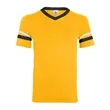 Augusta Sportswear Youth V-Neck Jersey with Striped Sleeves