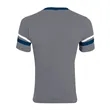 Augusta Sportswear Youth V-Neck Jersey with Striped Sleeves
