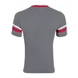 Augusta Sportswear Youth V-Neck Jersey with Striped Sleeves