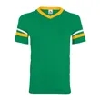 Augusta Sportswear Youth V-Neck Jersey with Striped Sleeves