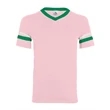 Augusta Sportswear Youth V-Neck Jersey with Striped Sleeves