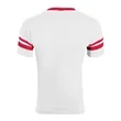 Augusta Sportswear Youth V-Neck Jersey with Striped Sleeves