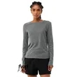 Ladies' Micro Ribbed Long-Sleeve T-Shirt