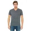 Unisex Textured Jersey V-Neck T-Shirt