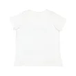 Ladies' Curvy V-Neck Fine Jersey T-Shirt