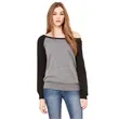 Ladies' Sponge Fleece Wide Neck Sweatshirt