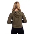 Ladies' Cropped Pullover Hooded Sweatshirt