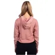 Ladies' Cropped Pullover Hooded Sweatshirt