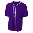 Shorts Sleeve Full Button Baseball Top
