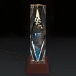 Dramatis Award with Lighted Base