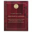 Rosewood Plaque - 8" x 10"