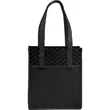 Printed Chevron Non-Woven Shopper Tote