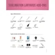 Full Color 1" Premium Lanyard w/ Hook