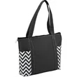 Geometric Zippered Business Tote