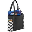 Geometric Zippered Business Tote