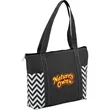 Geometric Zippered Business Tote