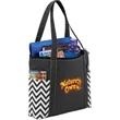 Geometric Zippered Business Tote
