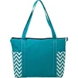 Geometric Zippered Business Tote