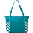 Geometric Zippered Business Tote