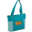Geometric Zippered Business Tote