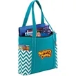 Geometric Zippered Business Tote