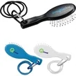 Hair Brush w/ Carabiner & Hair Elastics
