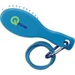 Hair Brush w/ Carabiner & Hair Elastics