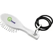 Hair Brush w/ Carabiner & Hair Elastics