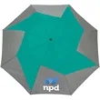 46" Vented, Auto Open Folding PinWheel Umbrella