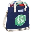 10 oz. Cotton Canvas Striped Tall Beach Tote