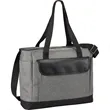 Professional Heathered Tote with Vinyl Accent