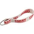 Full Color 1" Elastic Wristband w/ Ring