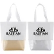 Mini Metallic Bottom Laminated Gift Tote