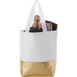 Mini Metallic Bottom Laminated Gift Tote