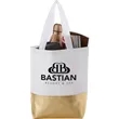 Mini Metallic Bottom Laminated Gift Tote