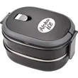 Two Tier Insulated Oval Lunch Box Food Container