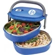 Two Tier Insulated Oval Lunch Box Food Container