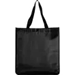 Oversize Laminated Shopper Tote w/Snap