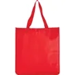 Oversize Laminated Shopper Tote w/Snap