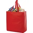 Oversize Laminated Shopper Tote w/Snap