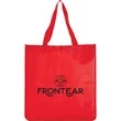 Oversize Laminated Shopper Tote w/Snap