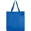 Oversize Laminated Shopper Tote w/Snap