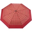 42" Recycled PET Auto Open Plaid Folding Umbrella