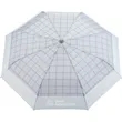42" Recycled PET Auto Open Plaid Folding Umbrella