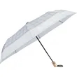 42" Recycled PET Auto Open Plaid Folding Umbrella