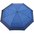 42" Recycled PET Auto Open Plaid Folding Umbrella