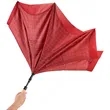 48" Recycled PET Auto Open Plaid Inversion Umbrell