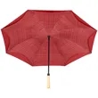 48" Recycled PET Auto Open Plaid Inversion Umbrell
