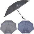 46" Heathered Auto Open/Close Inversion Umbrella