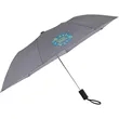 42" Auto Open Heathered Windproof Folding Umbrella